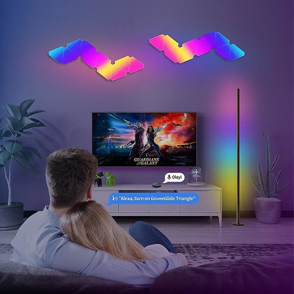 LED Golvlampa RGB Atmosfär Tuya Smart Wifi Hörn Demontering
