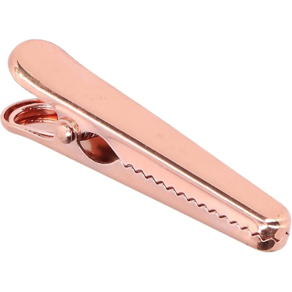 Tetningsklips i rustfritt stål (roségull) (1 stk)