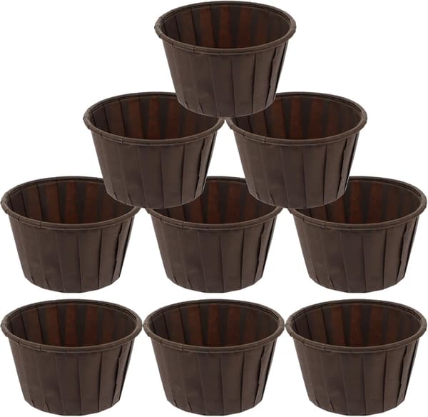 50 st muffinsformar bakformar förtjockat papper oljesäkert