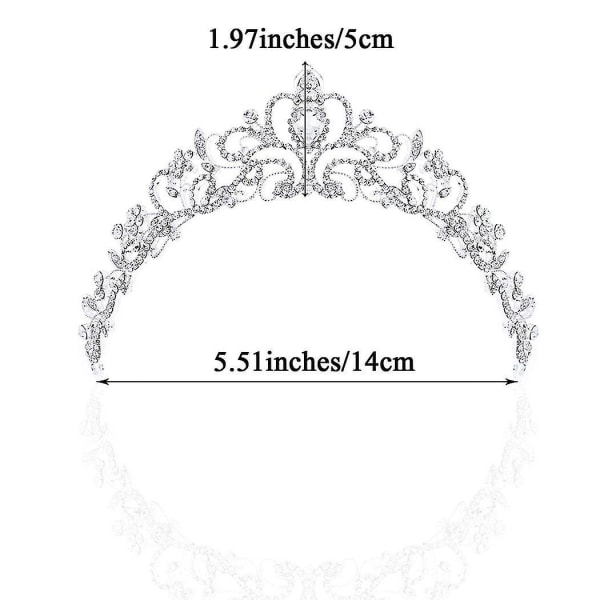 Rhinestone krystall tiaraer og kroner pannebånd for kvinner,bryllupsball prinsesse krone,brude bryllup krone
