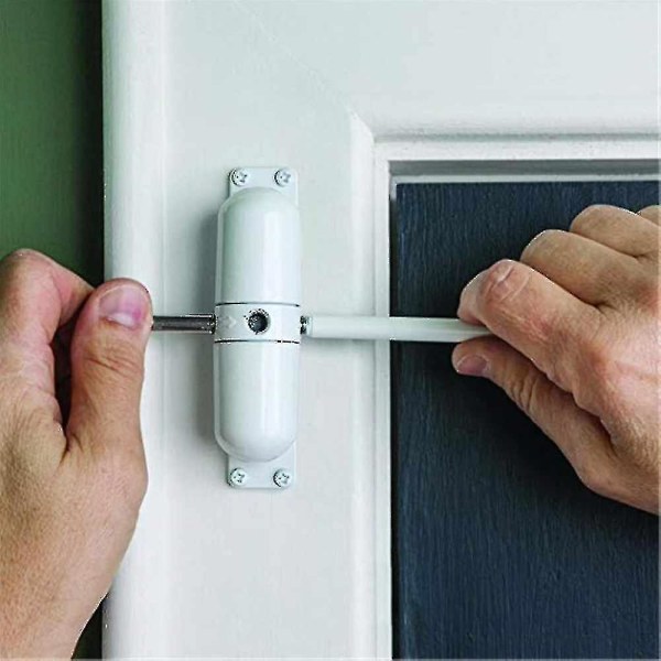 Justerbar Overflademonteret Automatisk Fjeder i Hvid Zink Legering (20-70 kg)