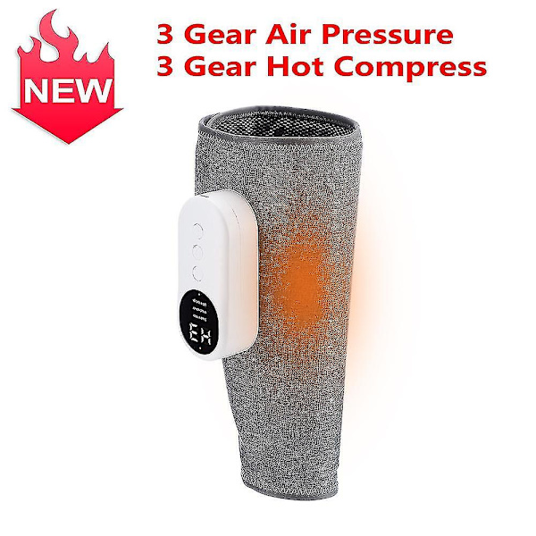 Ny Benmassage med Varme Kompression Blod Cirkulation Elektrisk Lufttryk Kalvemassage Muskelafslapning Ben Pressoterapi-yuhao 1pcs
