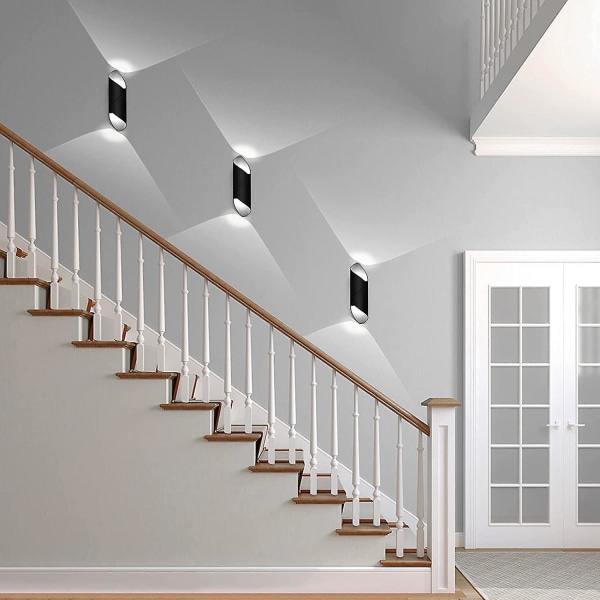 10W Kreativ Modern LED Vägglampa Aluminium LED Vägglampa Inomhus Sovrum Vardagsrum Entré Korridor Trapp Veranda