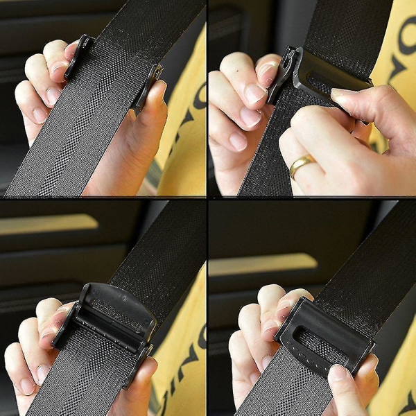 4 Farver Sælgurtklips Universal Auto Stopper Spænde Sælgurt Stopper Sikkerhed