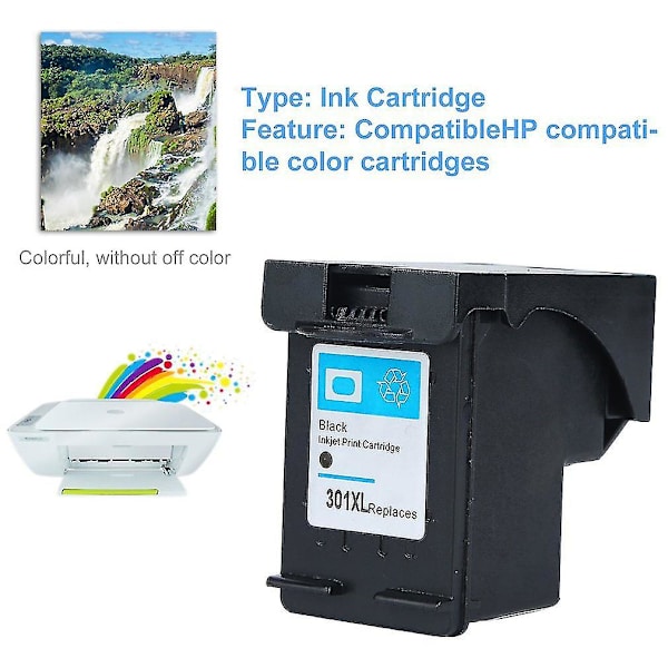 Kompatibel bläckpatron för HP 301 XL Deskjet 1050 2050 (ej OEM)