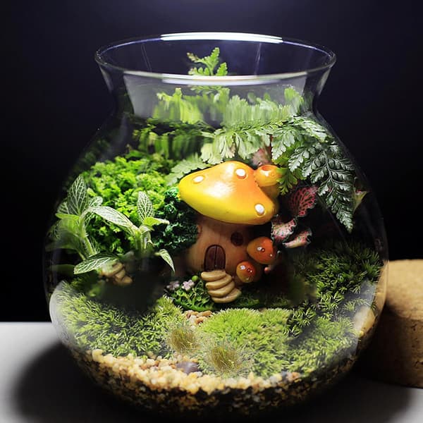 Modellgressdotter for Diorama-landskapsarbeid, 28 stk. Miniatyrgressklumper Grønne blader