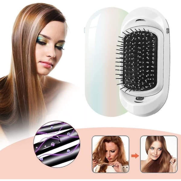 Ion hårbørste Negativ Ion hårbørste for damer Komfort hårmassasjeapparat hodebunnsbørste