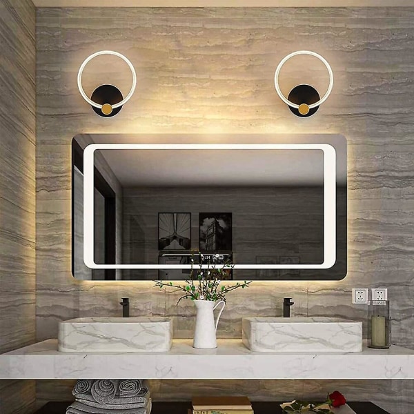 Moderne Akryl Vegglampe 2 stk Enkelt Dobbelt Hode Led 3-farget