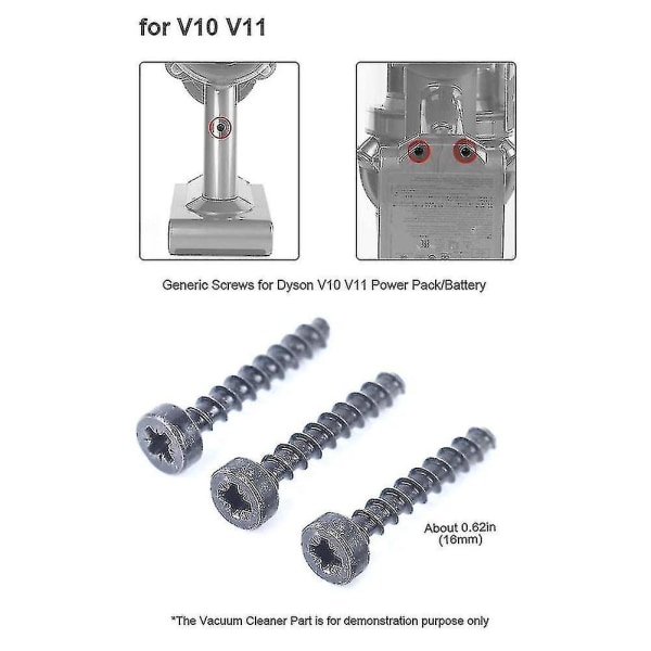 Universalskruer For V6 V7 V8 V10 V11 Støvsugerpakke/batteri Sv09 Sv10 Sv11 Sv12 Sv14 A