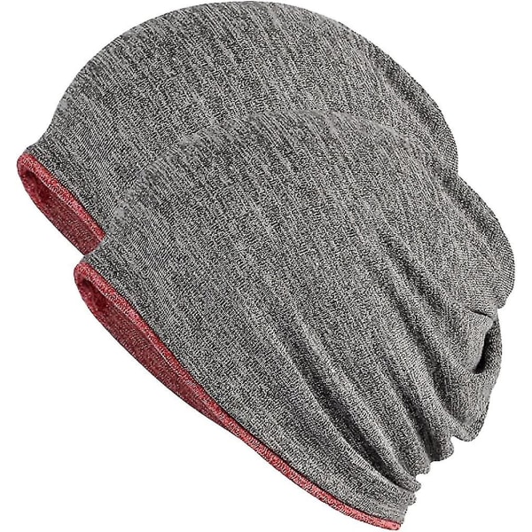 Män & Kvinnor Bomulls Casual Beanie Mjuk & Lätt Löpning Beanie Vuxen Kort Hatt Kemisk Hatt Casual Hatt Red