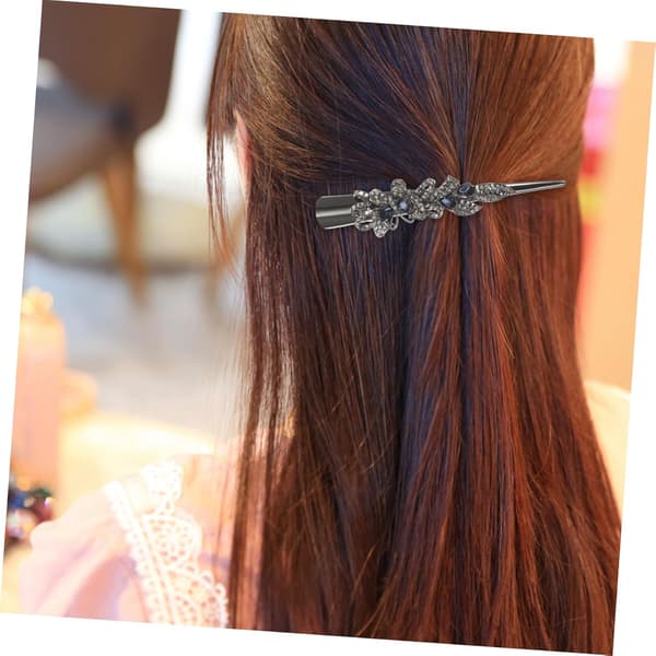 Glitrende Rhinestone Hårklemmer til Kvinder Dekorative Hårspænder Alligator Clips Styling til Festlige Lejligheder