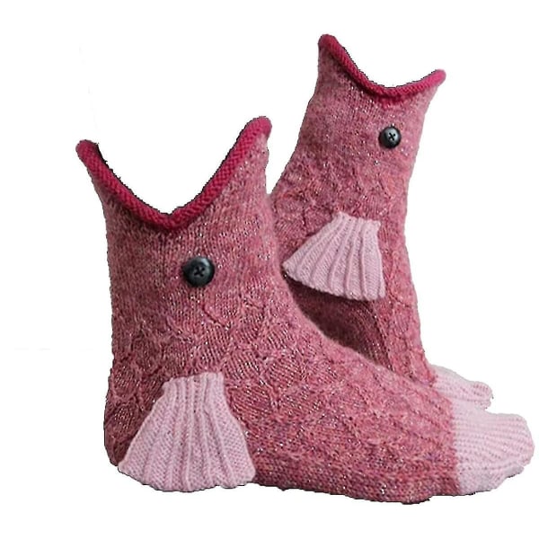 2 par Knit Fisk Strømper til Kvinder, Nyhed Fisk Strømper Gulv Strømper