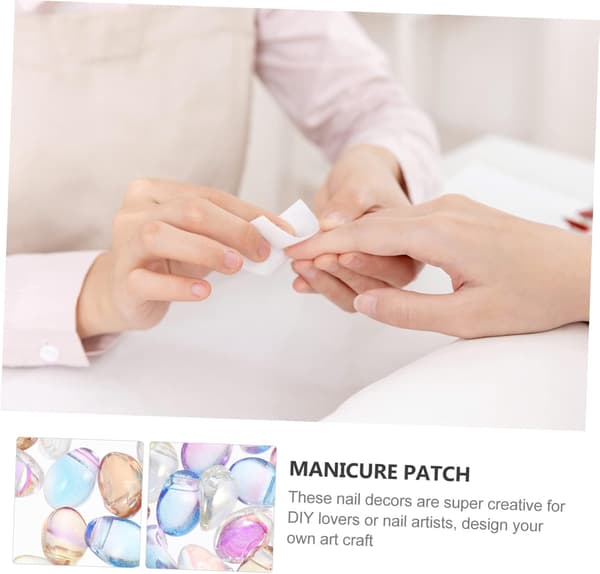 100 stk. Krystal Fe Neglekunst Rhinestones 3D Manicure Diamant Patch
