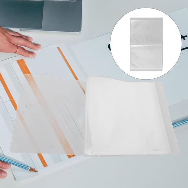 Silkscreen Stencil Förvaringsbok Vit Organizer Mapp för Målningar och Teckningar Skärm