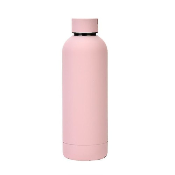 Water Bottles Stainless Steel Thermos Water Bottle Outdoor Sports Gifts1pcs-pink