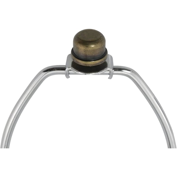 2 stk. Solide Lampeknapper Toppe Med Gevind Til Lampeklokkeholder Harp Lampe
