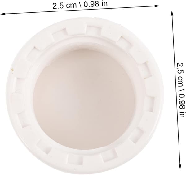 10 stk. rørkobling, sprinklerendepropp, PVC-tilbehør for sprinklersystemer