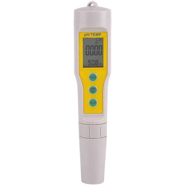 3 i 1 Bærbar Høj Præcision Håndholdt Pen Test Vand Pen Kvalitet Tester Meter (1 stk, gul)
