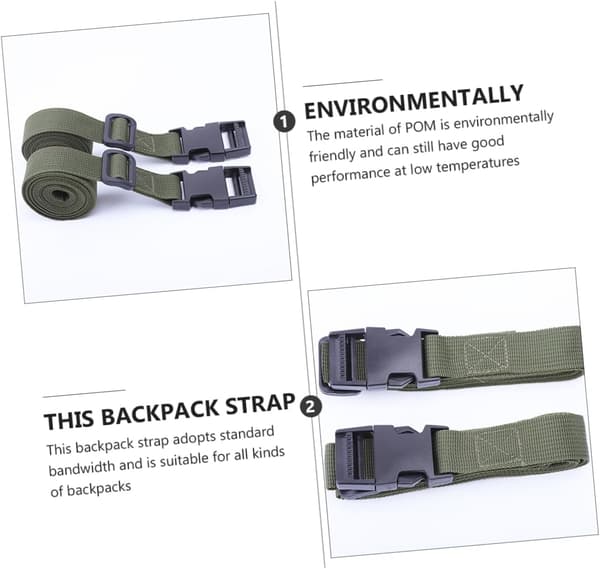 2-pack spännband för last, campinganvändning för utomhusutrustning