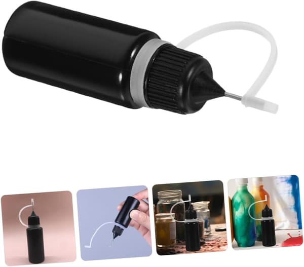 10 stk. spidse plastapplikatorflasker Klemme flasker til maling Olieapplikator