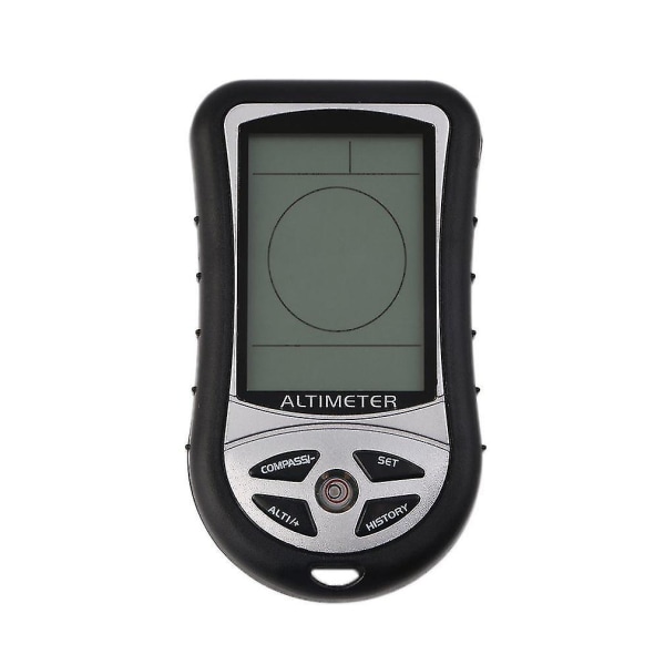 8-i-1 Digital LCD Kompass Höjdmätare Barometer Termometer Kalender