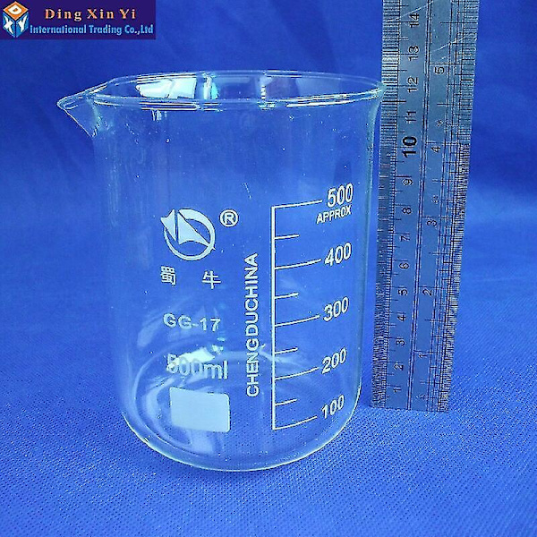 Shuniu 500ml Glasbæger Laboratoriumsmåling Borosilikat
