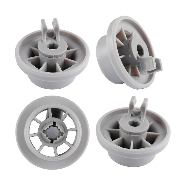 Dishwasher Lower Basket Wheel Dishwasher Accessory Wheels (4, Grey)