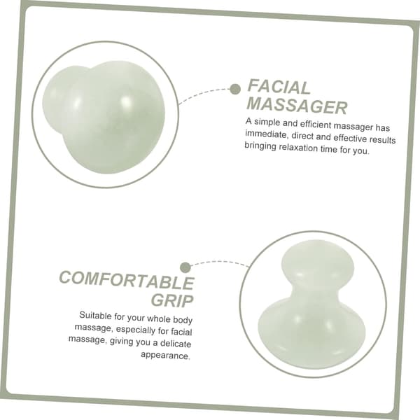 Svampe massager til ansigtsmassage massagebold og ansigtsrullebold