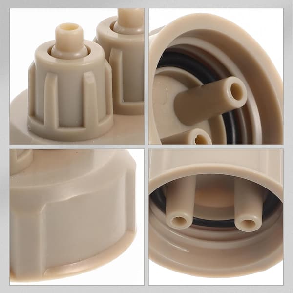 Co2 Generator Flasklock Akvarium Co2 Reaktor Beige Abs Material Lätt att montera Tätningsring ingår