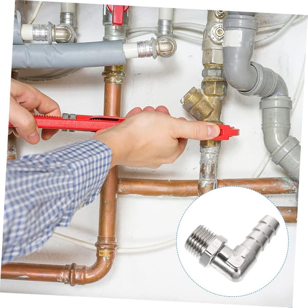 Retvinklet Pagode Luftslangekobling 1/4 Quick Connect Luftfittings Silikoneslange Albue til Tilbehør