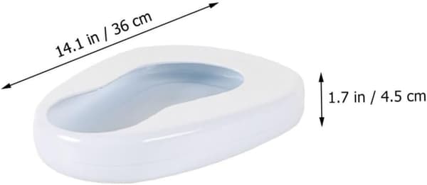 Bærbart bækken til sengeliggende patienter ældre urinal sæde skridsikkert design