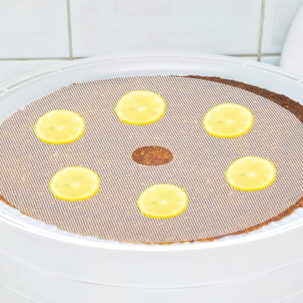 3 stk. runde silikonplater for matdehydrator, non-stick silikonmatter