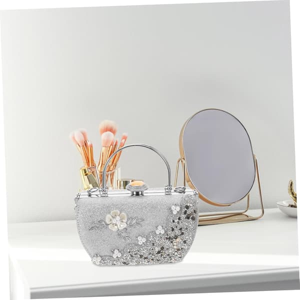 Elegant Rhinestone Aftenclutch til Kvinder Mousserende Krystal Glitter Håndtaske