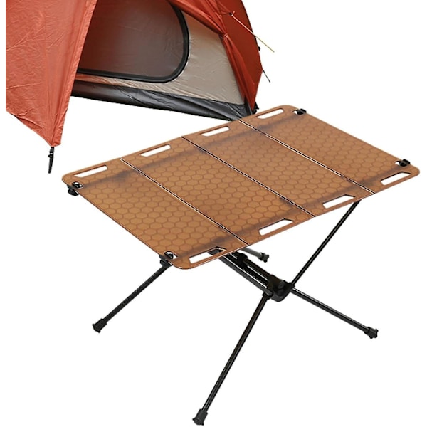Alloy Picnicborde Udendørs Gear, Udendørs Aluminium Alloy Foldbar Campborde, Multifunktionelt Have Bbq Grillbord, Foldbart Bord Til Camping, S Khaki