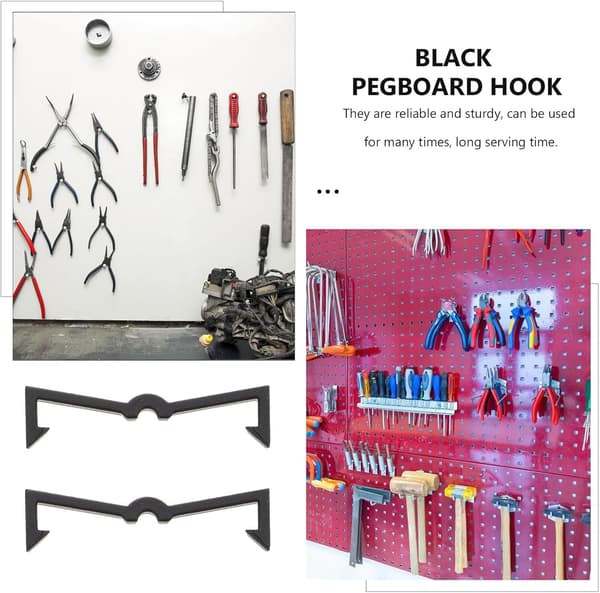 120 st Pegboard Hook Locks Plast Peg Hook Fixer Display Organizer Retainer Clips f