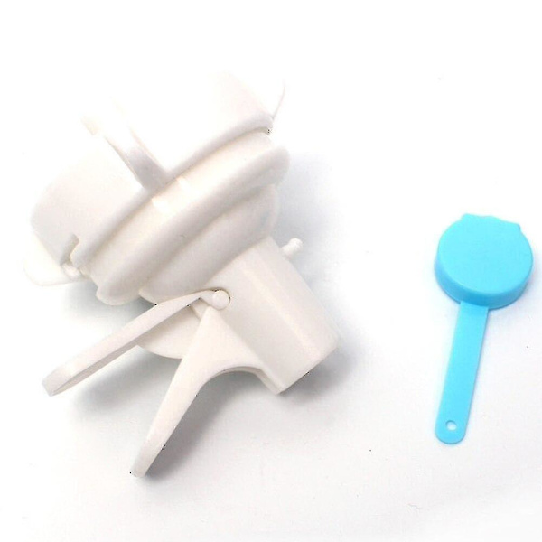 Ekovänlig Plast Liten Bärbar Camping Hem Inverted Vatten Dispenser Dammskydd 1 Styck Vit