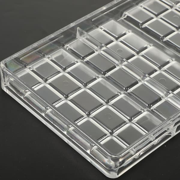 Sjokoladefremstillingssett Lett Non-Stick PE Multi-Grid Design Liten Sjokoladeform