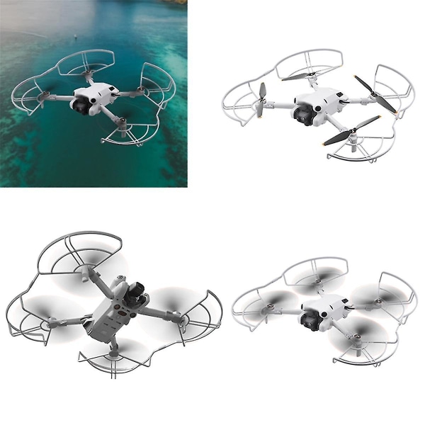 Propellbeskytter for Mini 4 Pro Landingsutstyr Integrert propellbeskytter Beskyttelsesringer Dronebeskyttere tilbehør