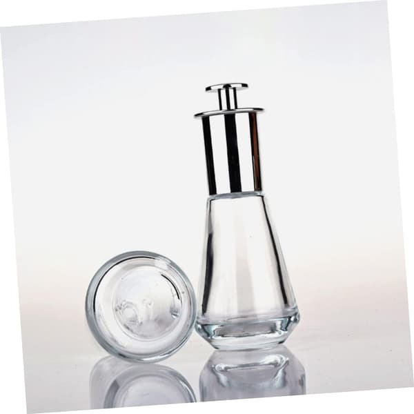 2st Press Dropperflaskor Glas Dropperflaskor för Eterisk Olja Aromaolja Resa Återanvändbar