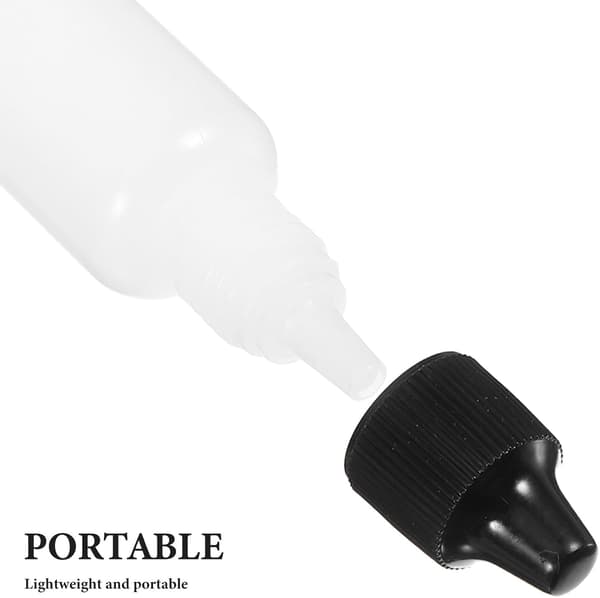 10 st mini klämflaskor 15 ml bärbara plastvätskeförvaringsbehållare