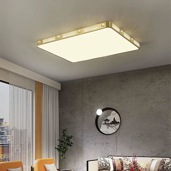 80cm Ø Loftlampe i Kobber Messing Moderne