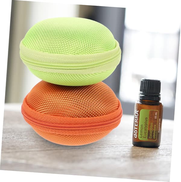 6 st eterisk olja Organizer Bag Travel Portable Essential Oil Case Parfymflaska Hållare för toalettväskor