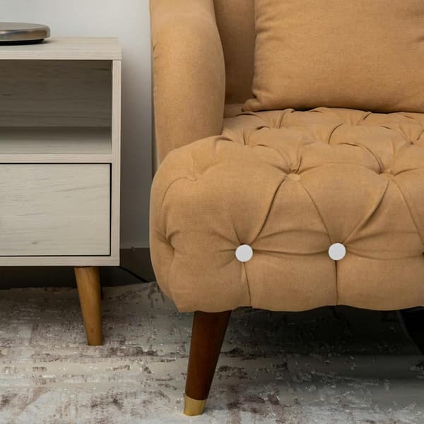 100 stk. hvite mini-møbelspiker for møbler, dekorative spiker for sofa- og stolpolstring, 11 mm x 13 mm