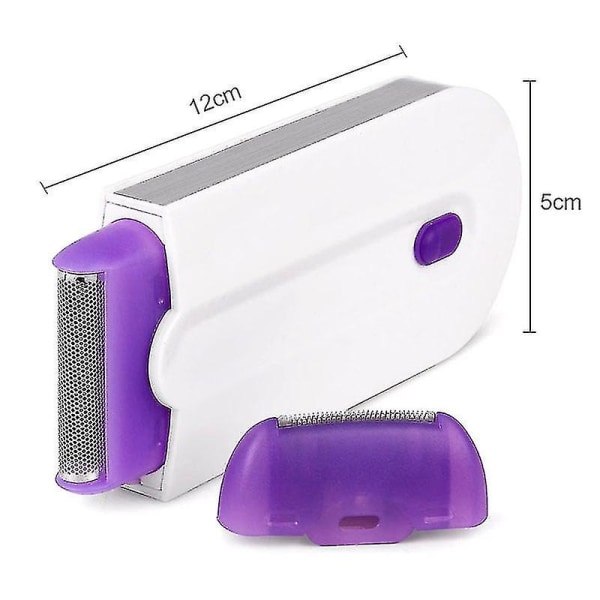 2-i-1 Laddningsbar Elektrisk Epilator för Kvinnor Smärtfri Håravlägsning Epilator Enhet Instant Sensor Ljus Rakapparat Dropshipping