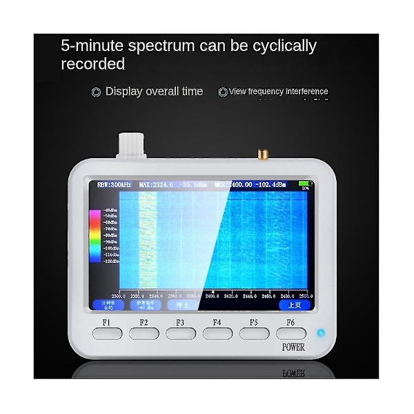 -127-at DIY Spektrum Analysator RF Spektrometer 240m-2.9g WiFi Walkie-talkie RFID Strålingsmonitor - yuhao