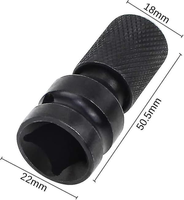 2-delt Sokkeladapter Sæt 1/2\" Kvadrat Til 1/4\" Hexagon Hex Ratsjet Sokkel