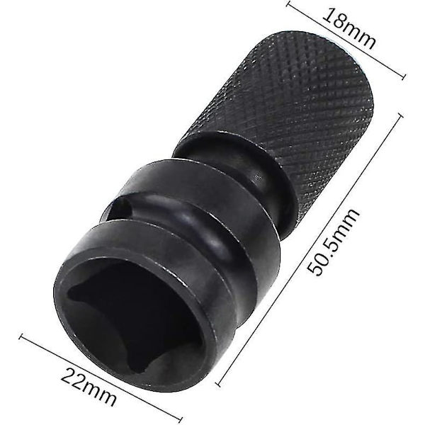 2-delt Sokkeladaptersett 1/2\" Kvadrat til 1/4\" Sekskant Hex Ratchet Sokkel