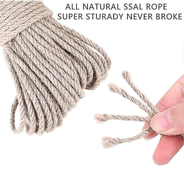 Cat Natural Sisal Rep Skrapstolpe Tree Replacement