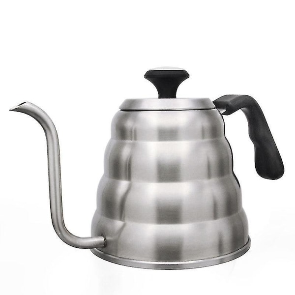 1l Goose Neck Coffee Pot Kettle Teapot Steel Coffee Maker