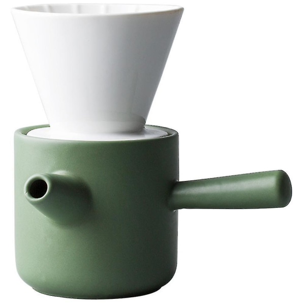 Keramisk Japansk Stil Hushålls Hantverk Kaffe Kanta Drip Filter Keramisk Kaffe Filter Kopp Set Hou